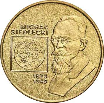 Rewers monety - 2 złote 2001 MW ET "Michał Siedlecki" - cena  monety - Polska, III RP po denominacji