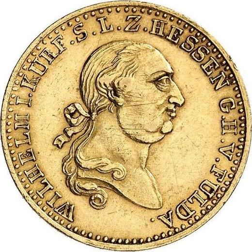Awers monety - 5 talarów 1820 - cena złotej monety - Hesja-Kassel, Wilhelm I