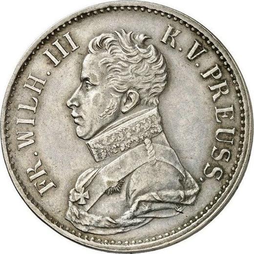 Аверс монеты - Талер 1816 года A "Тип 1816-1818" - цена серебряной монеты - Пруссия, Фридрих Вильгельм III
