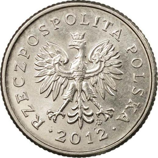 Obverse 20 Groszy 2012 MW -  Coin Value - Poland, III Republic after denomination