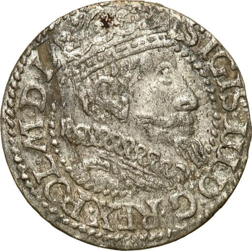 Anverso 1 grosz 1614 "Tipo 1600-1614" - valor de la moneda de plata - Polonia, Segismundo III
