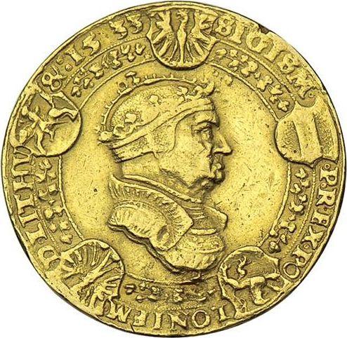 Obverse 10 Ducat 1533 "Torun" - Poland, Sigismund I the Old