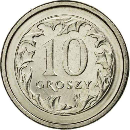 Revers 10 Groszy 2003 MW - Münze Wert - Polen, III Republik Polen nach Stückelung
