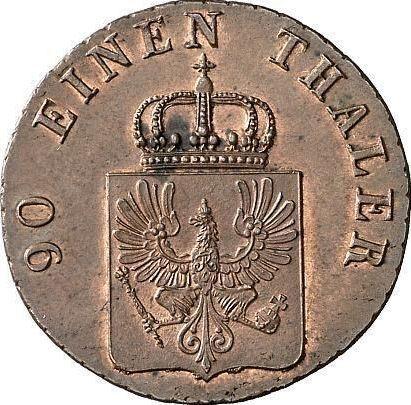 Аверс монеты - 4 пфеннига 1844 года A - цена  монеты - Пруссия, Фридрих Вильгельм IV