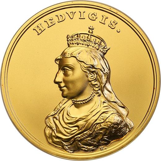 Reverso 500 eslotis 2014 MW "Hedwig" - valor de la moneda de oro - Polonia, República moderna