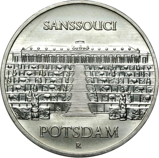 Anverso 5 marcos 1986 A "Sanssouci" - valor de la moneda  - Alemania, República Democrática Alemana (RDA)