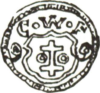 Revers Denar 1599 CWF "Typ 1588-1612" - Silbermünze Wert - Polen, Sigismund III