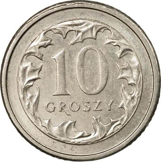 Реверс монеты - 10 грошей 2006 года MW - цена  монеты - Польша, III Республика после деноминации