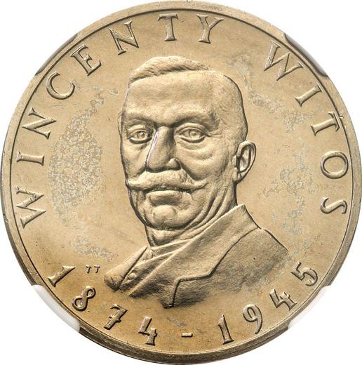 Реверс монеты - 100 злотых 1984 года MW TT "Винценты Витос" Медно-никель - цена  монеты - Польша, Народная Республика