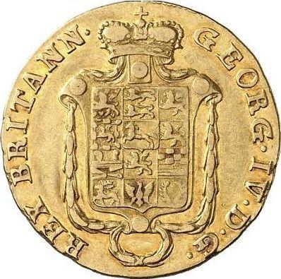 Anverso 5 táleros 1822 CvC - valor de la moneda de oro - Brunswick-Wolfenbüttel, Carlos II