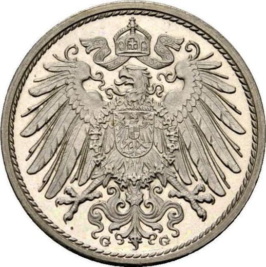 Reverse 10 Pfennig 1912 G "Type 1890-1916" -  Coin Value - Germany, German Empire