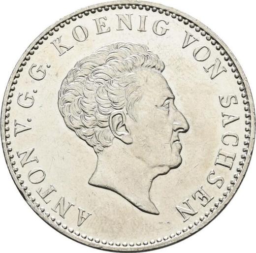 Аверс монеты - Талер 1831 года S - цена серебряной монеты - Саксония-Альбертина, Антон