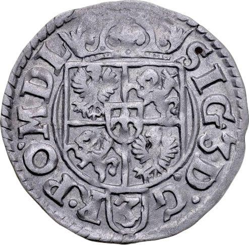 Реверс монеты - Полторак 1618 года "Краковский монетный двор" - цена серебряной монеты - Польша, Сигизмунд III Ваза