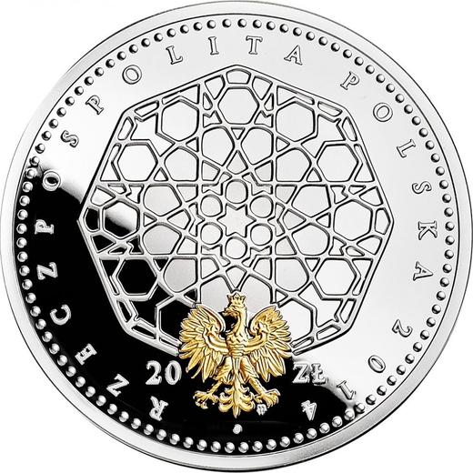 Anverso 20 eslotis 2014 MW "600 aniversario de la diplomacia polaca-turca" - valor de la moneda de plata - Polonia, República moderna