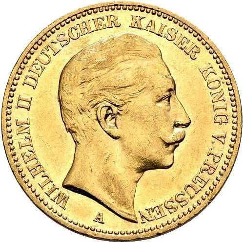 Аверс монеты - 20 марок 1902 года A "Пруссия" - цена золотой монеты - Германия, Германская Империя