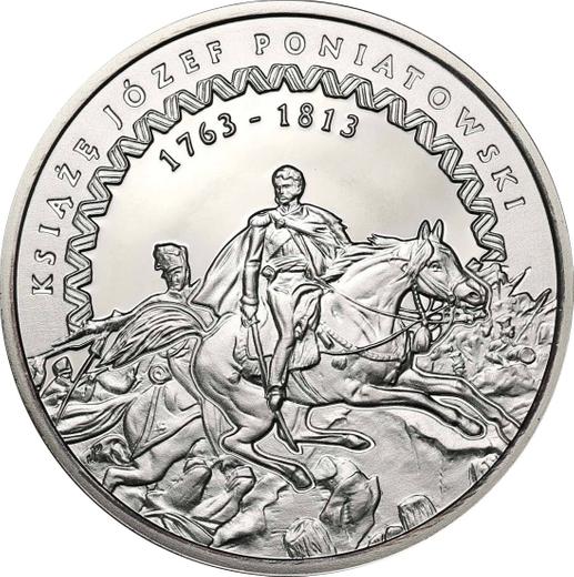 Reverso 10 eslotis 2013 MW "200 aniversario de la muerte de Józef Poniatowski" - valor de la moneda de plata - Polonia, República moderna