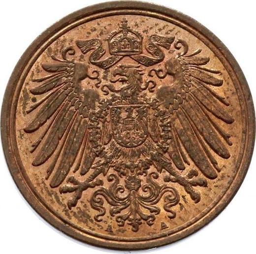 Reverso 1 Pfennig 1905 A "Tipo 1890-1916" - valor de la moneda  - Alemania, Imperio alemán
