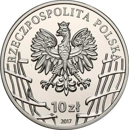 Anverso 10 eslotis 2017 MW "Feliks Selmanowicz 'Zagończyk'" - valor de la moneda de plata - Polonia, República moderna