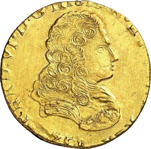 Аверс монеты - 8 эскудо 1751 года GG J - цена золотой монеты - Гватемала, Фердинанд VI