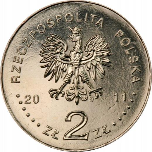 Avers 2 Zlote 2011 MW "Tragödie von Smolensk" - Münze Wert - Polen, III Republik Polen nach Stückelung