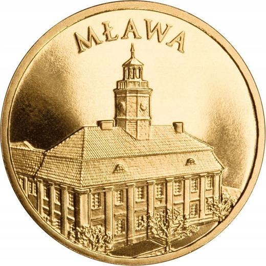 Реверс монеты - 2 злотых 2011 года MW "Млава" - цена  монеты - Польша, III Республика после деноминации