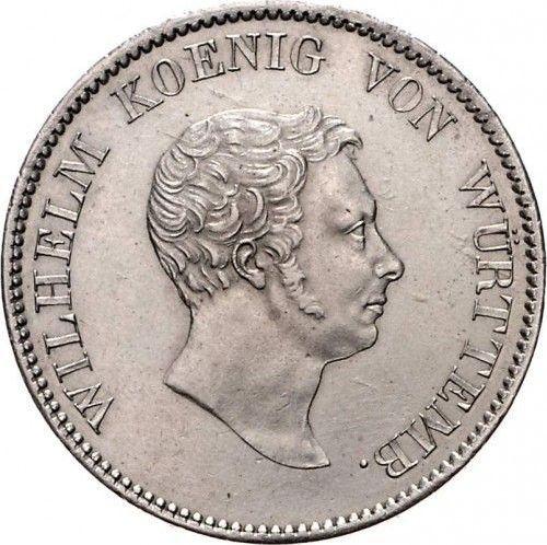 Awers monety - 2 guldeny 1825 W - cena srebrnej monety - Wirtembergia, Wilhelm I