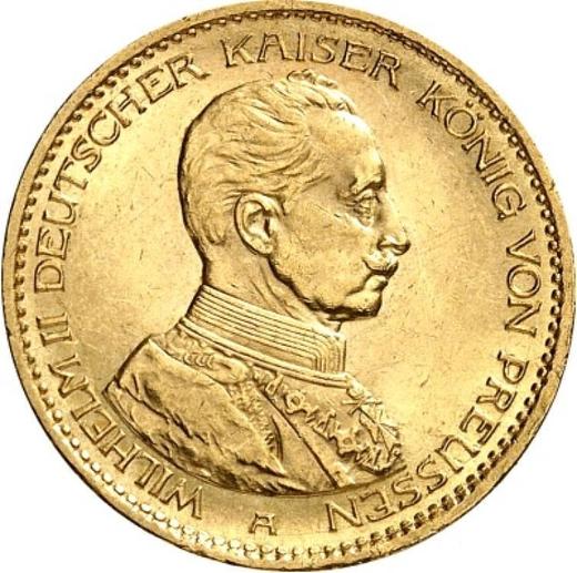Awers monety - 20 marek 1913 A "Prusy" - cena złotej monety - Niemcy, Cesarstwo Niemieckie