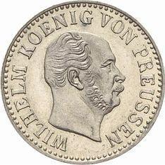 Obverse 1/2 Silber Groschen 1866 B - Silver Coin Value - Prussia, William I