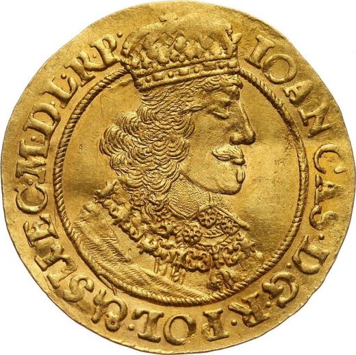 Anverso Ducado 1649 GR "Gdańsk" - valor de la moneda de oro - Polonia, Juan II Casimiro