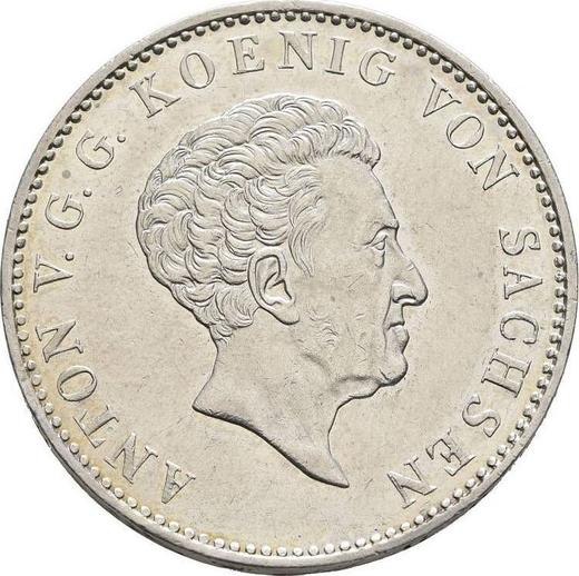 Аверс монеты - Талер 1832 года S - цена серебряной монеты - Саксония, Антон
