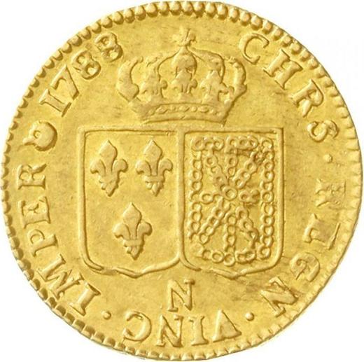 Reverse Louis d'Or 1788 N Montpellier - France, Louis XVI