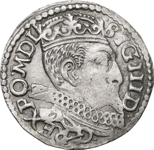 Awers monety - Trojak 1600 PO "Mennica poznańska" - cena srebrnej monety - Polska, Zygmunt III