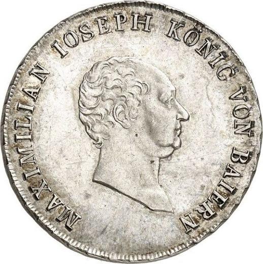 Awers monety - 20 krajcarow 1825 - cena srebrnej monety - Bawaria, Maksymilian I