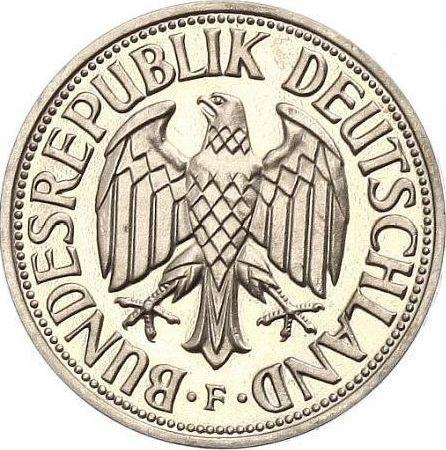 Реверс монеты - 1 марка 1957 года F - цена  монеты - Германия, ФРГ
