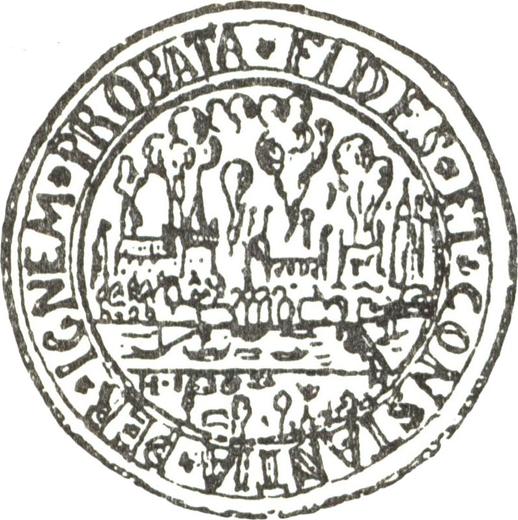 Аверс монеты - 3 дуката 1629 года "Осада Торуня" - цена золотой монеты - Польша, Сигизмунд III Ваза