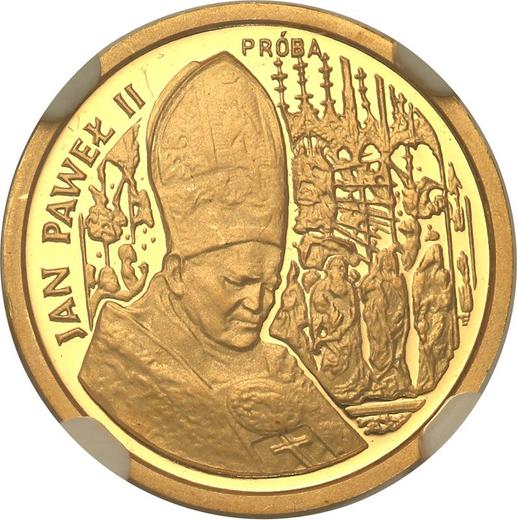 Реверс монеты - Пробные 20000 злотых 1991 года MW ET "Иоанн Павел II" Золото - цена золотой монеты - Польша, III Республика до деноминации