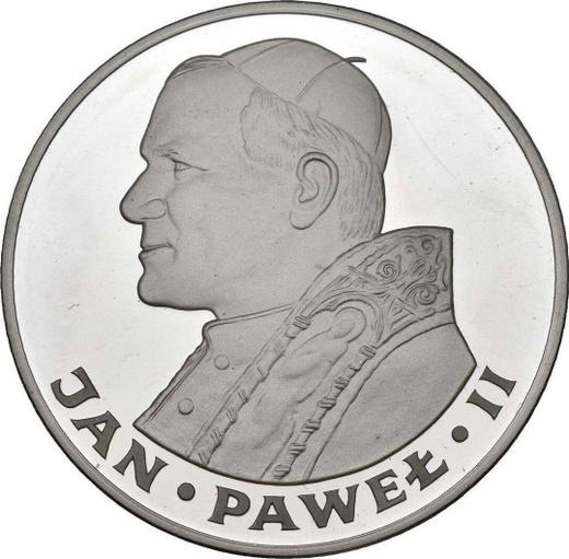 Reverso 200 eslotis 1982 CHI "JuanPablo II" Plata - valor de la moneda de plata - Polonia, República Popular