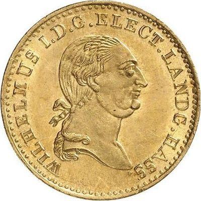Аверс монеты - 5 талеров 1815 года - цена золотой монеты - Гессен-Кассель, Вильгельм I