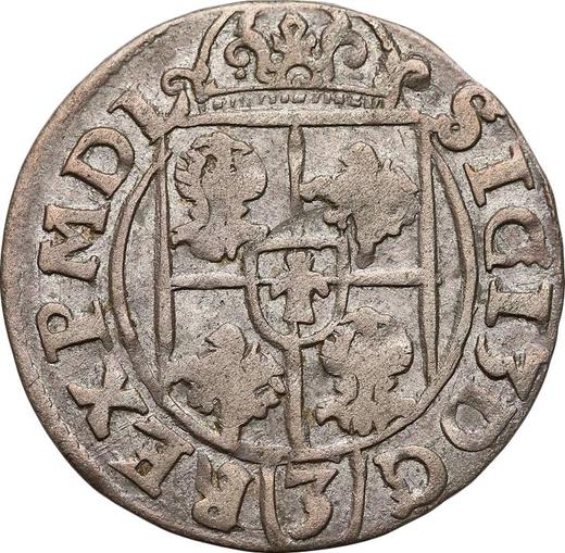 Реверс монеты - Полторак 1616 года "Быдгощский монетный двор" - цена серебряной монеты - Польша, Сигизмунд III Ваза