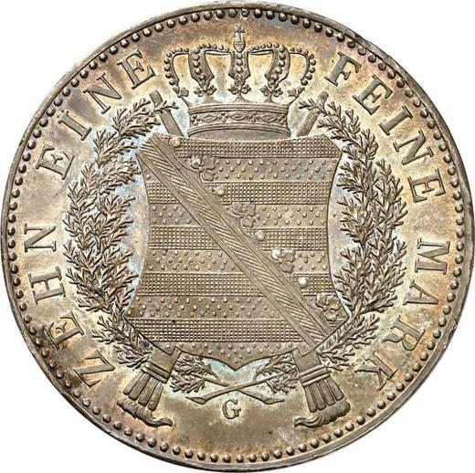 Rewers monety - Talar 1836 G "Śmierć króla" Rant "SEGEN DES BERGBAUS" - cena srebrnej monety - Saksonia-Albertyna, Antoni