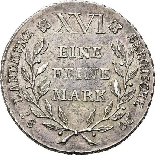 Reverso Tálero 1806 T.S. - valor de la moneda de plata - Berg, Maximiliano I