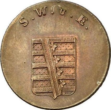 Аверс монеты - 4 пфеннига 1813 года - цена  монеты - Саксен-Веймар-Эйзенах, Карл Август