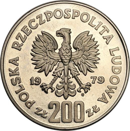 Awers monety - PRÓBA 200 złotych 1979 MW "Mieszko I" Nikiel - cena  monety - Polska, PRL