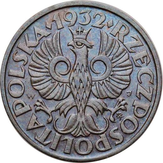 Awers monety - 2 grosze 1932 WJ - cena  monety - Polska, II Rzeczpospolita