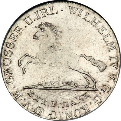 Аверс монеты - 16 грошей 1832 года A M - цена серебряной монеты - Ганновер, Вильгельм IV