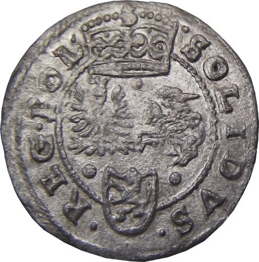 Реверс монеты - Шеляг 1600 года BB "Быдгощский монетный двор" - цена серебряной монеты - Польша, Сигизмунд III Ваза