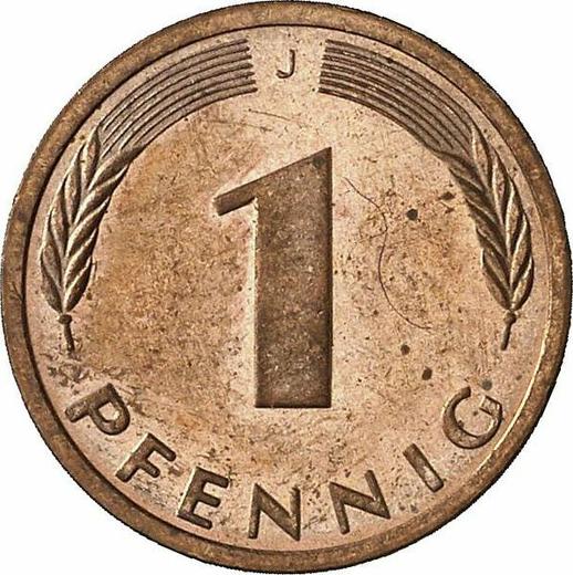 Аверс монеты - 1 пфенниг 1994 года J - цена  монеты - Германия, ФРГ