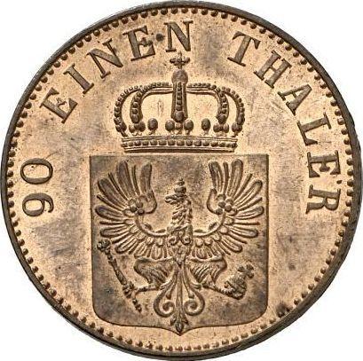 Аверс монеты - 4 пфеннига 1855 года A - цена  монеты - Пруссия, Фридрих Вильгельм IV