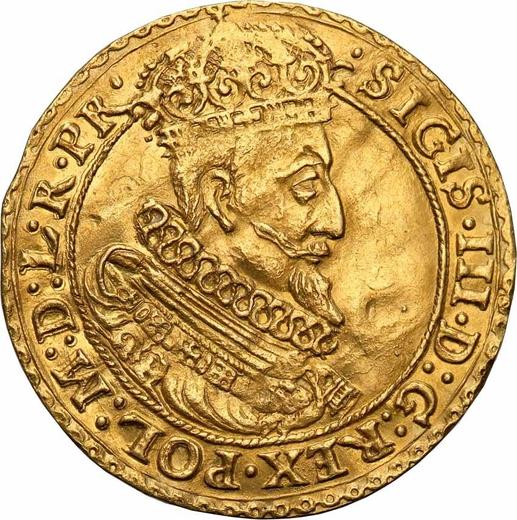 Awers monety - Dukat 1621 "Gdańsk" - cena złotej monety - Polska, Zygmunt III