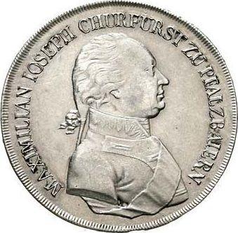 Anverso Tálero 1803 "Tipo 1803-1805" - valor de la moneda de plata - Baviera, Maximilian I